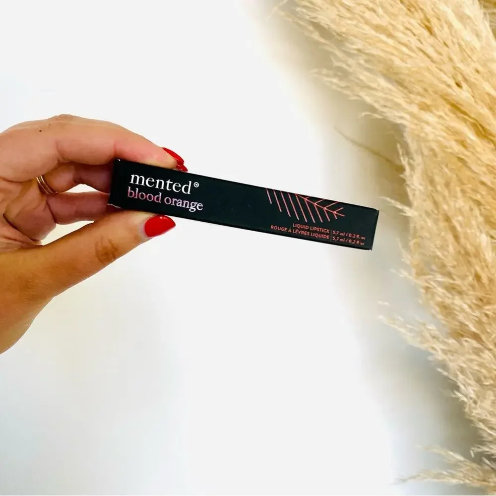 NEW MENTED SEPHORA Blood Orange Fiery Red Matte Finish Liquid Lipstick